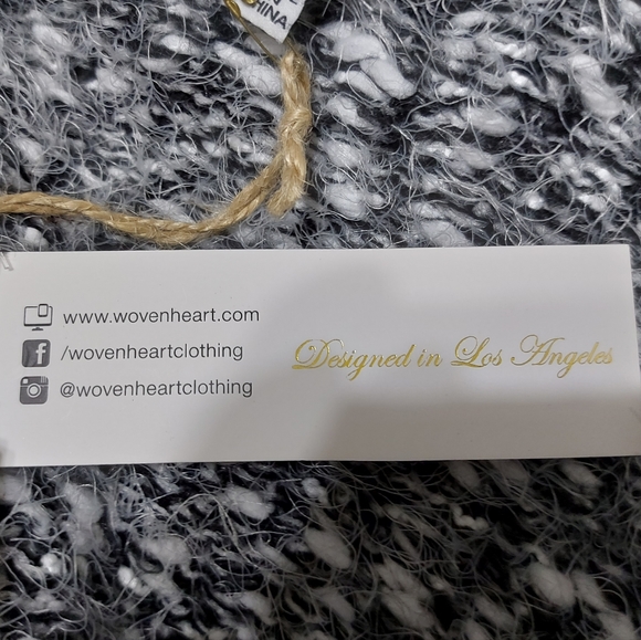 Woven heart open jacket - Picture 6 of 11